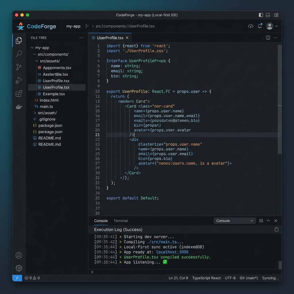 CodeForge preview